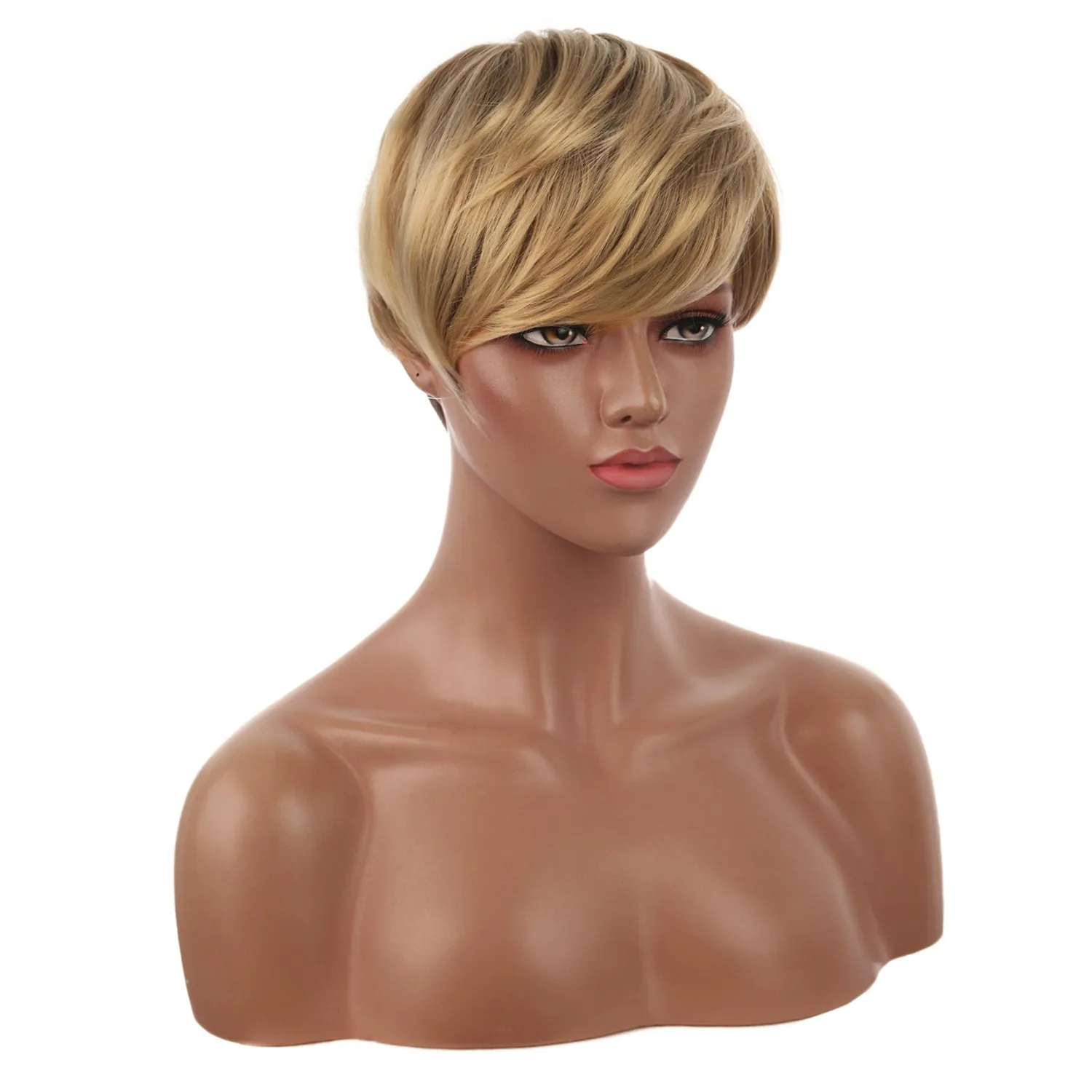 Joebeth | Blonde Short Pixie Cut Wavy Synthetic Hair Wig