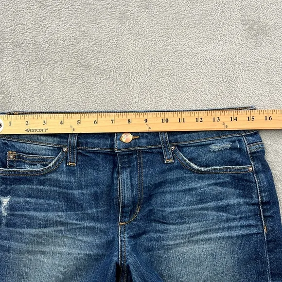 Joes 27,4 Collectors Edition The Ozzie 4&quot; Cut off Short Dark Blue Denim Jean