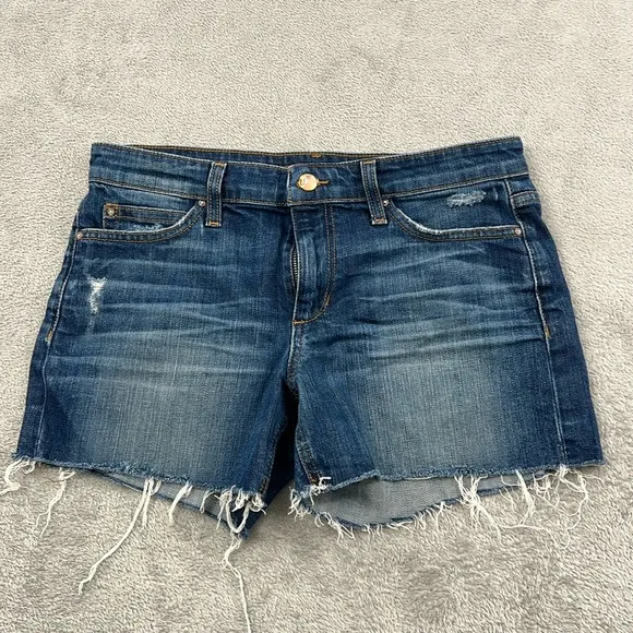 Joes 27,4 Collectors Edition The Ozzie 4&quot; Cut off Short Dark Blue Denim Jean