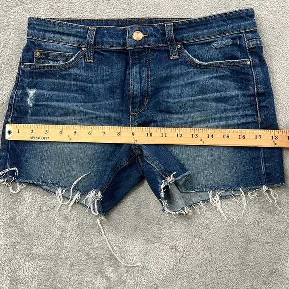 Joes 27,4 Collectors Edition The Ozzie 4&quot; Cut off Short Dark Blue Denim Jean