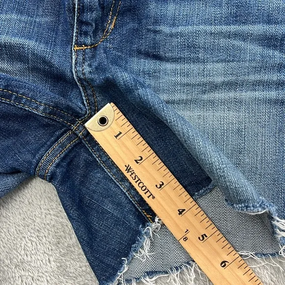 Joes 27,4 Collectors Edition The Ozzie 4&quot; Cut off Short Dark Blue Denim Jean