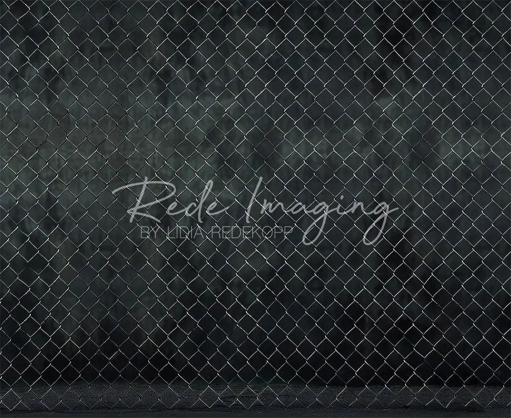 Kate Retro Black Solid Wire Fence Backdrop Designed by Lidia Redekopp