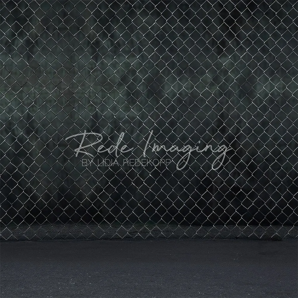 Kate Retro Black Solid Wire Fence Backdrop Designed by Lidia Redekopp