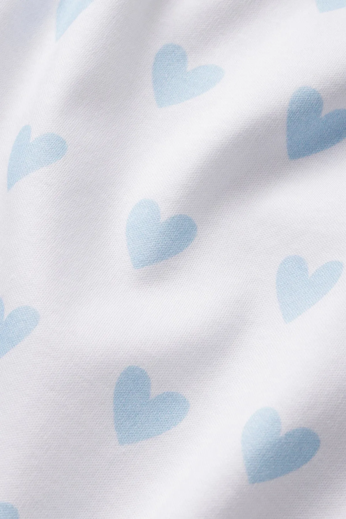 Kids Long-Long Set in French Blue Heart