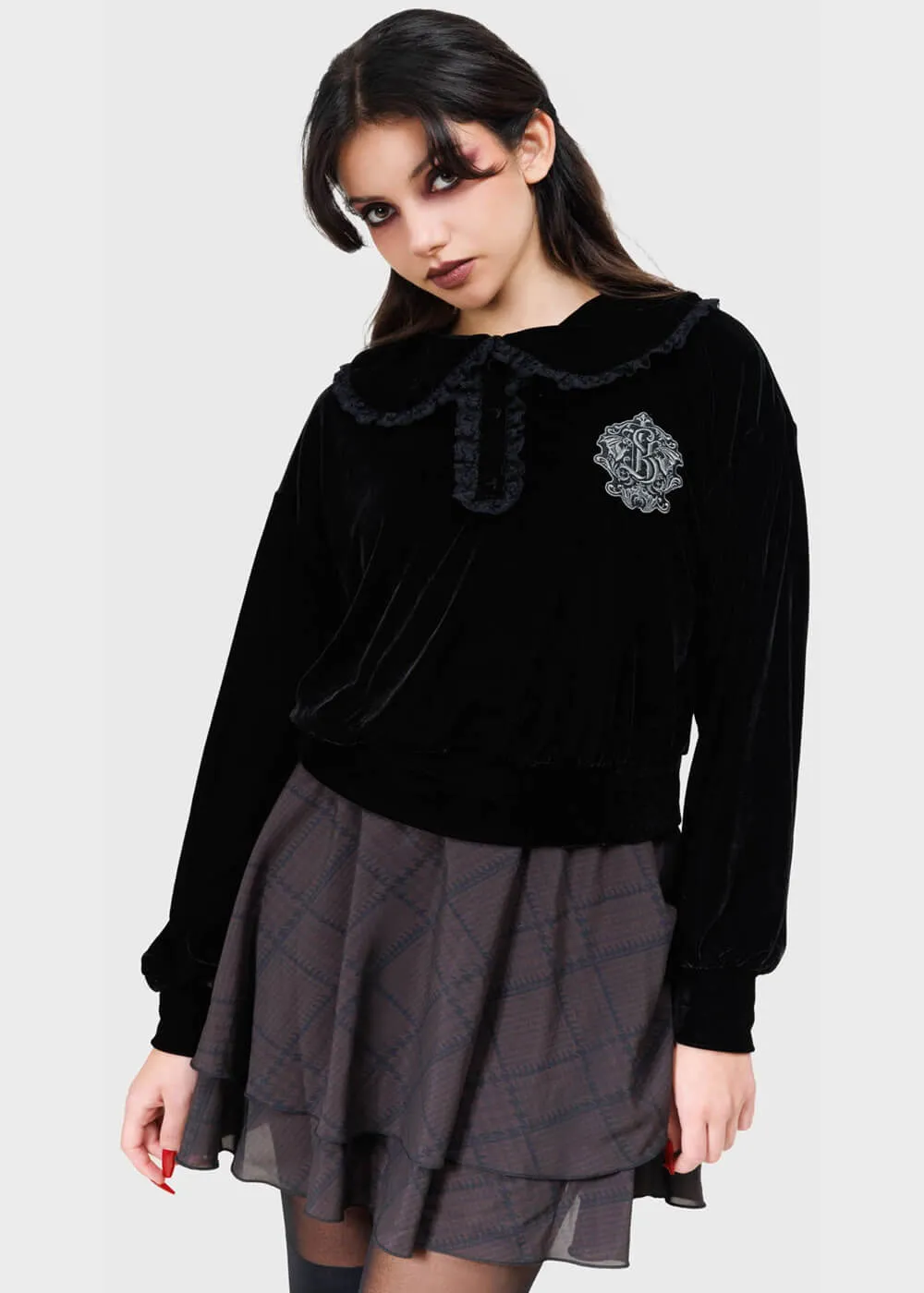 Killstar Darkmoor Academy Sweater Black