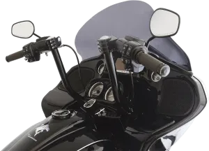 Klock Werks KW05-01-0332 Pullback Klip Hanger Handlebar - 14in. - Black/Black