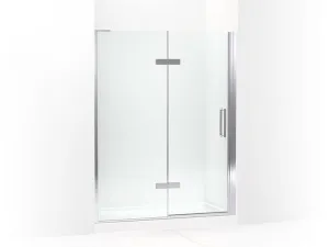 KOHLER K-27614-10L Composed Frameless pivot shower door in Bright Polished Silver