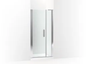 KOHLER K-707629-8L Cursiva Pivot shower door, 71-5/8" H x 33 - 35-1/2" W, with 5/16" thick Crystal Clear glass