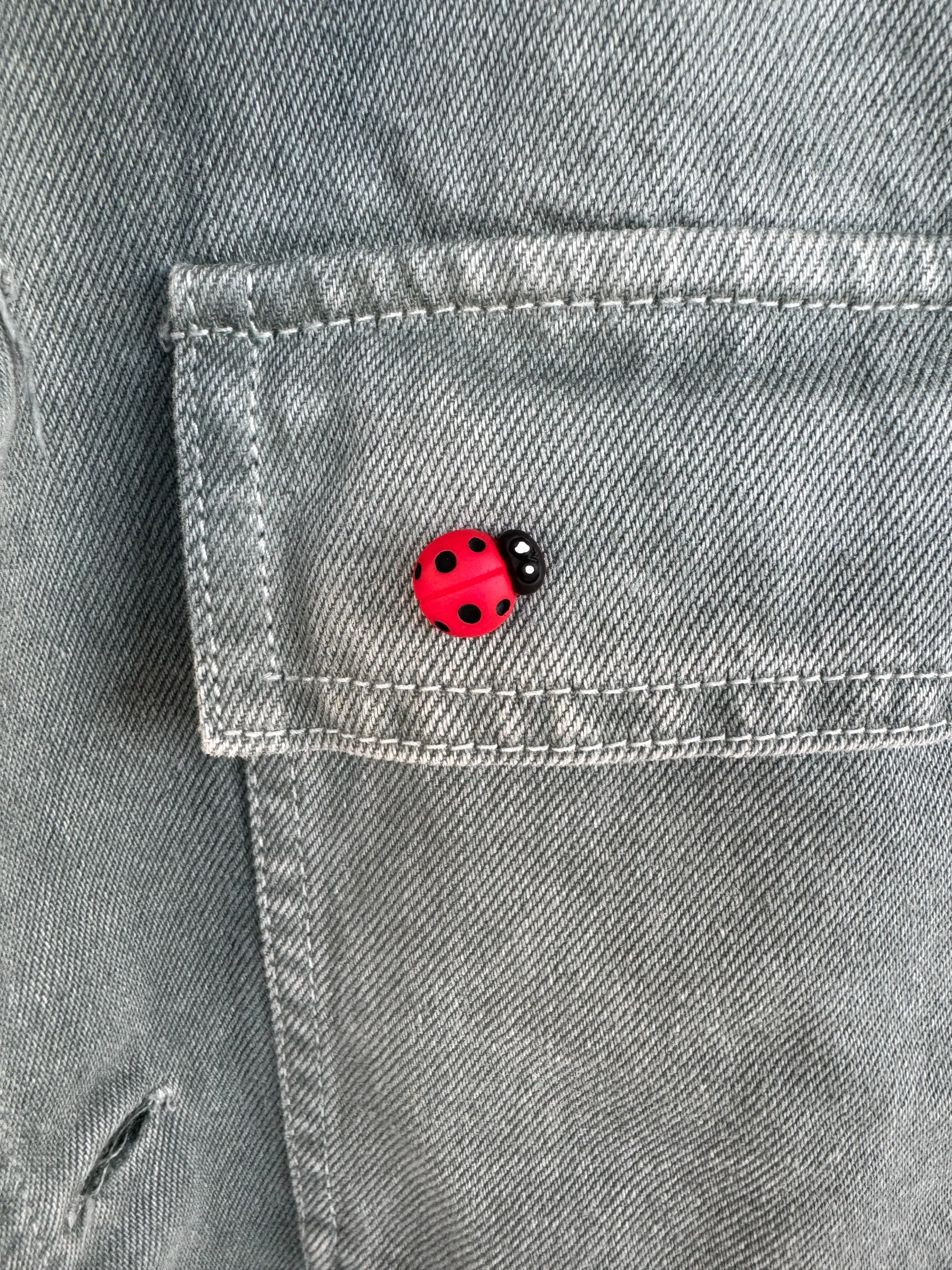 Ladybug Bug Adornments Novelty Ladybug Pin Brooch