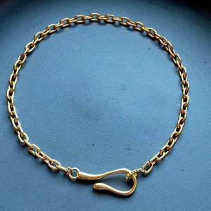 Large Hook   Loop Cable Necklace