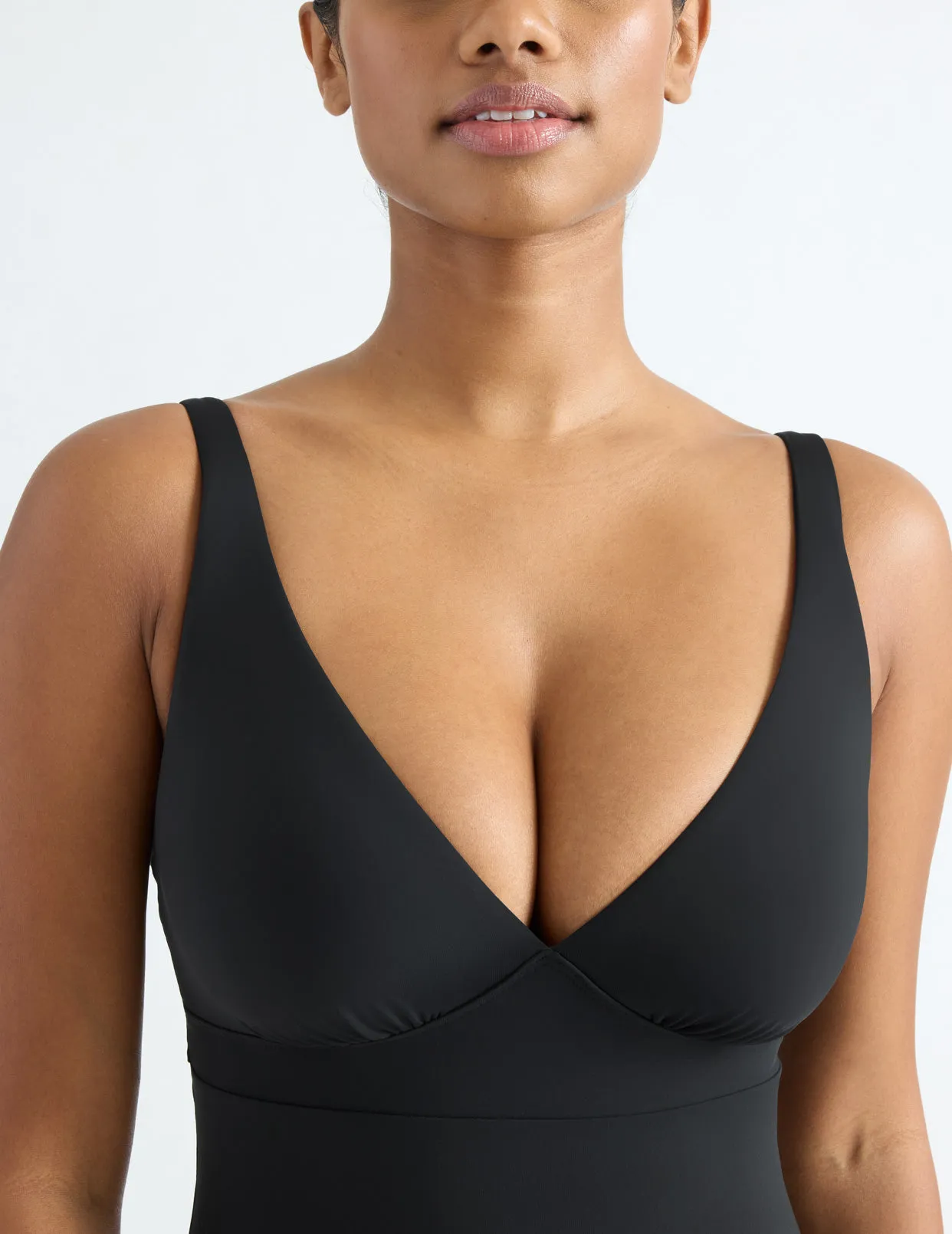 Leakproof Deep V One Piece Swimsuit