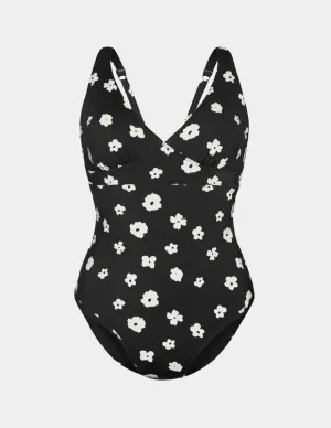 Leakproof Deep V One Piece Swimsuit