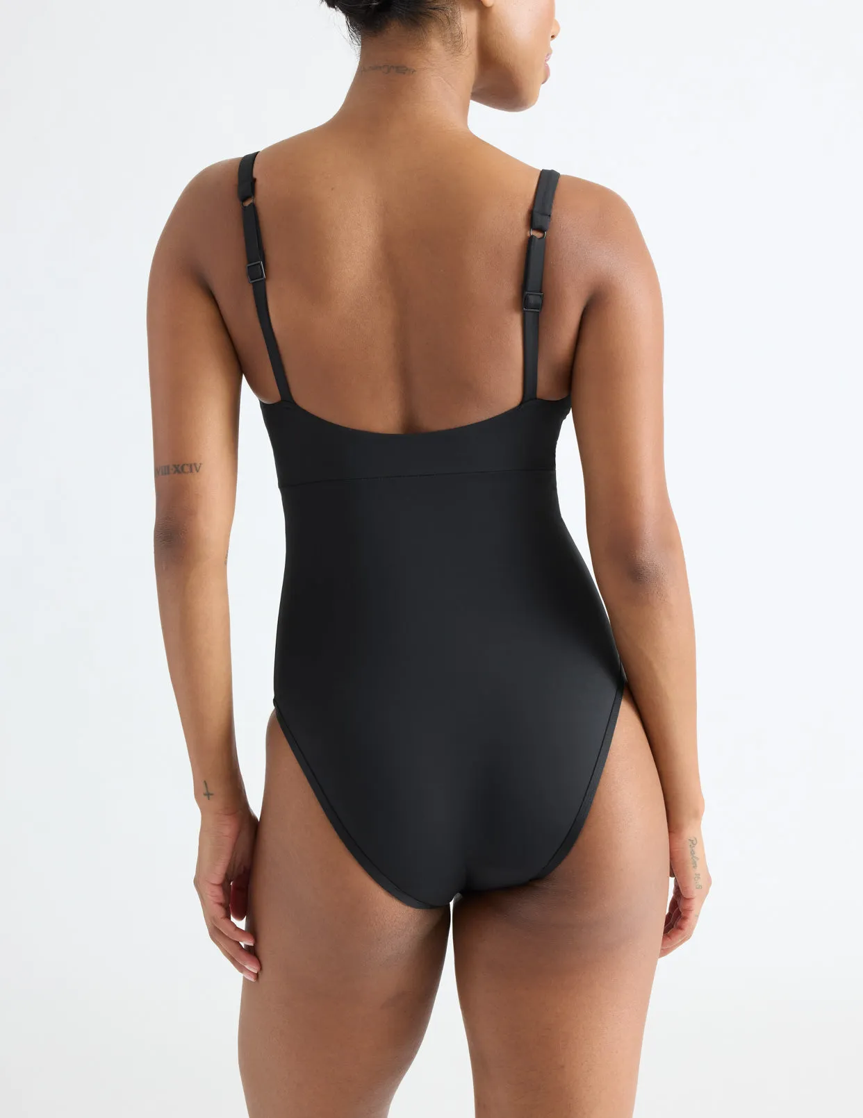 Leakproof Deep V One Piece Swimsuit