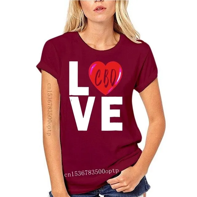 Love Cbd Shirt Coffee Cannibidiol Oil Hemp Heals Heart Gift Harajuku Hip Hop Tee Shirt