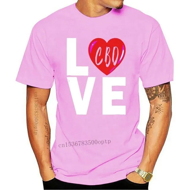 Love Cbd Shirt Coffee Cannibidiol Oil Hemp Heals Heart Gift Harajuku Hip Hop Tee Shirt