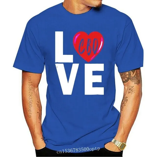 Love Cbd Shirt Coffee Cannibidiol Oil Hemp Heals Heart Gift Harajuku Hip Hop Tee Shirt