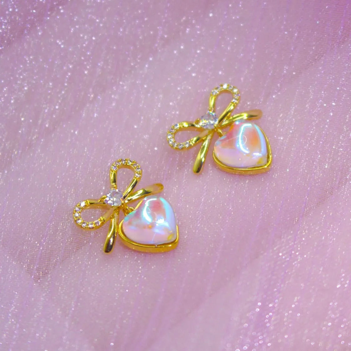 Love Knot Ribbon Earrings