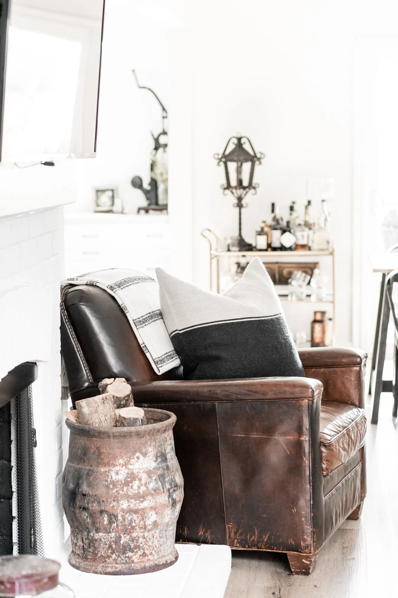 Marshall Black Flax Pillow