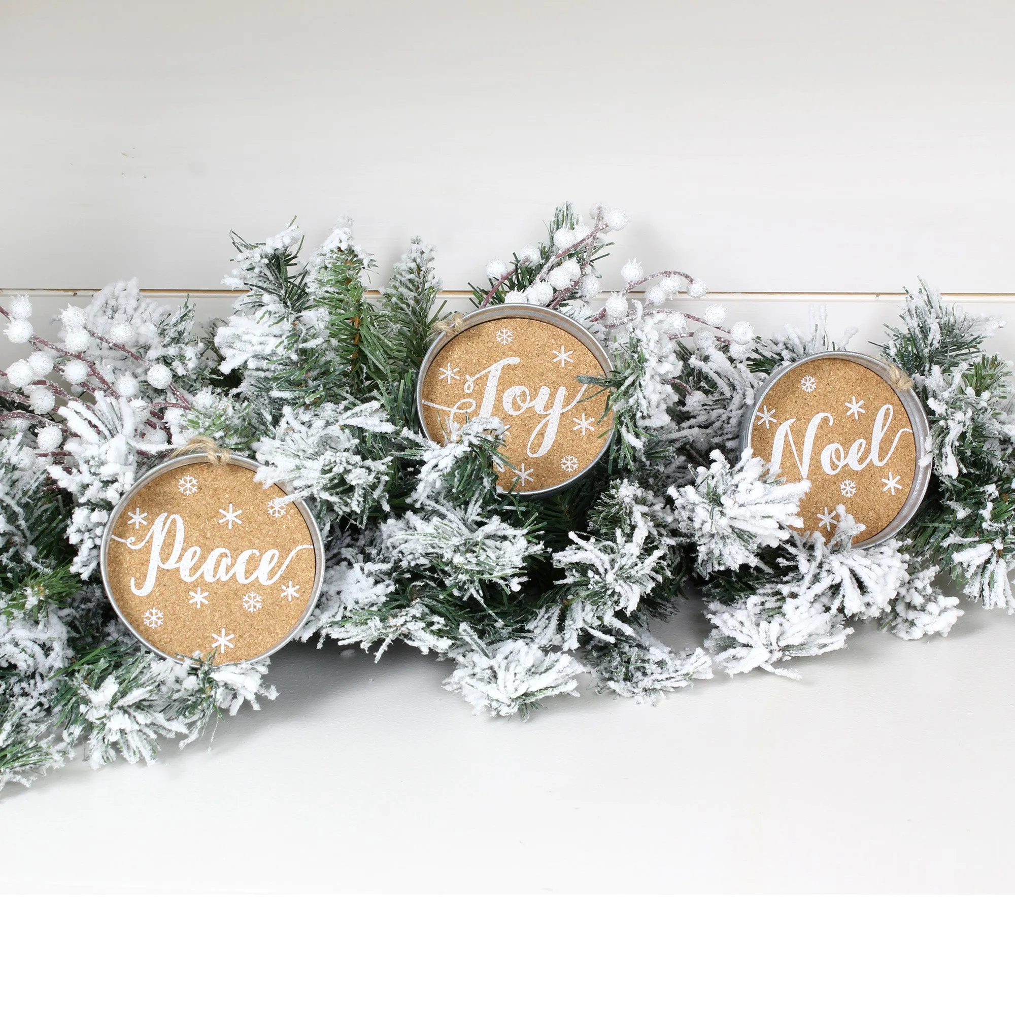 Mason Jar Lid Christmas Ornaments, Farmhouse Decor (Case of 600)