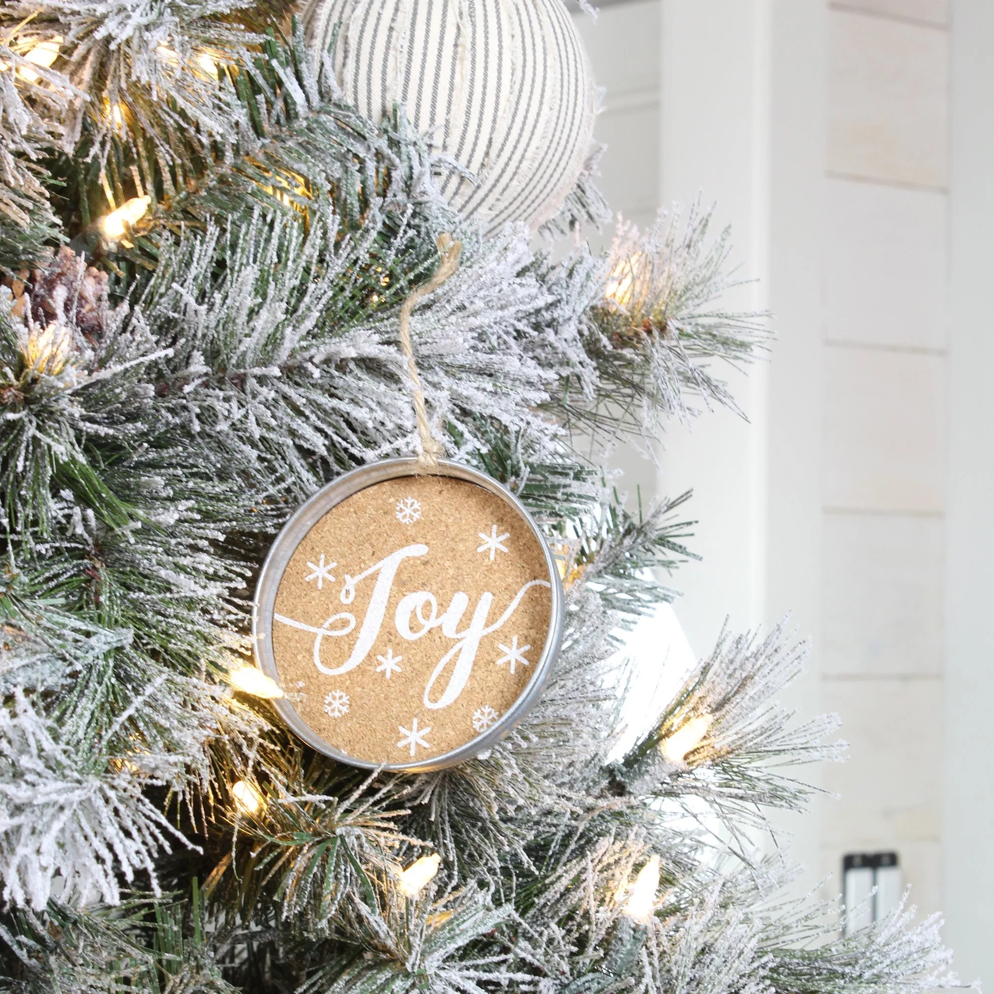 Mason Jar Lid Christmas Ornaments, Farmhouse Decor (Case of 600)