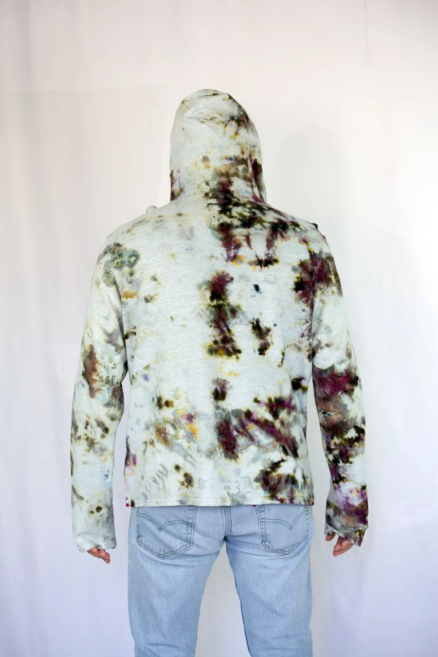 Men's Hemp Henley Hoodie