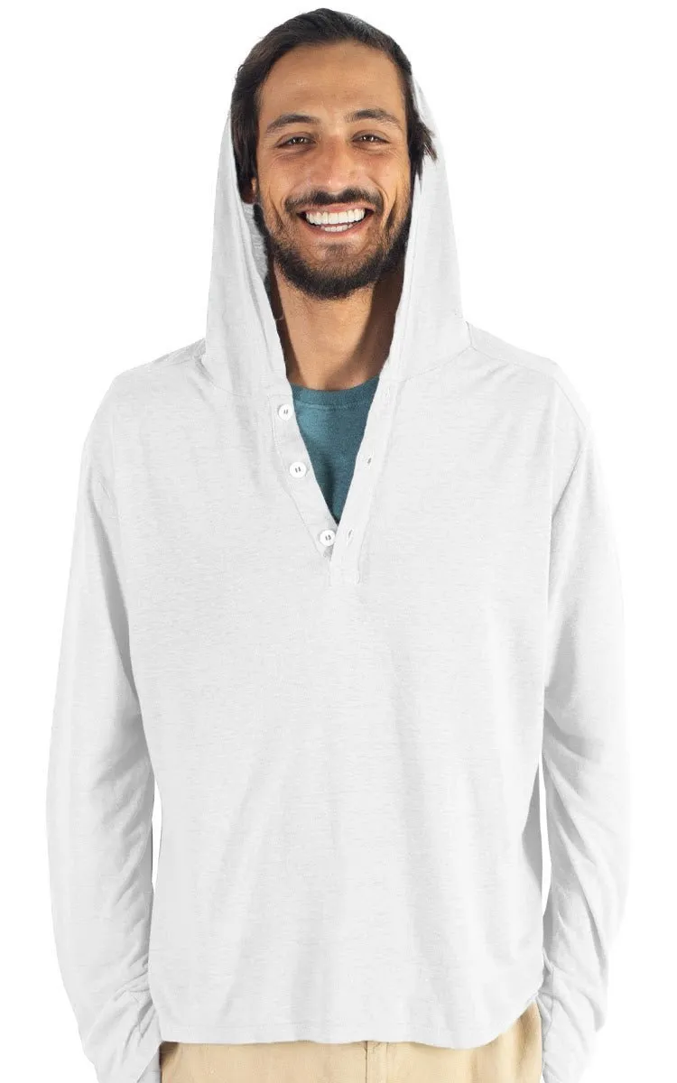 Men's Hemp Henley Hoodie