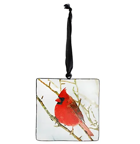 Metal Christmas Cardinal Ornaments (Case of 36)