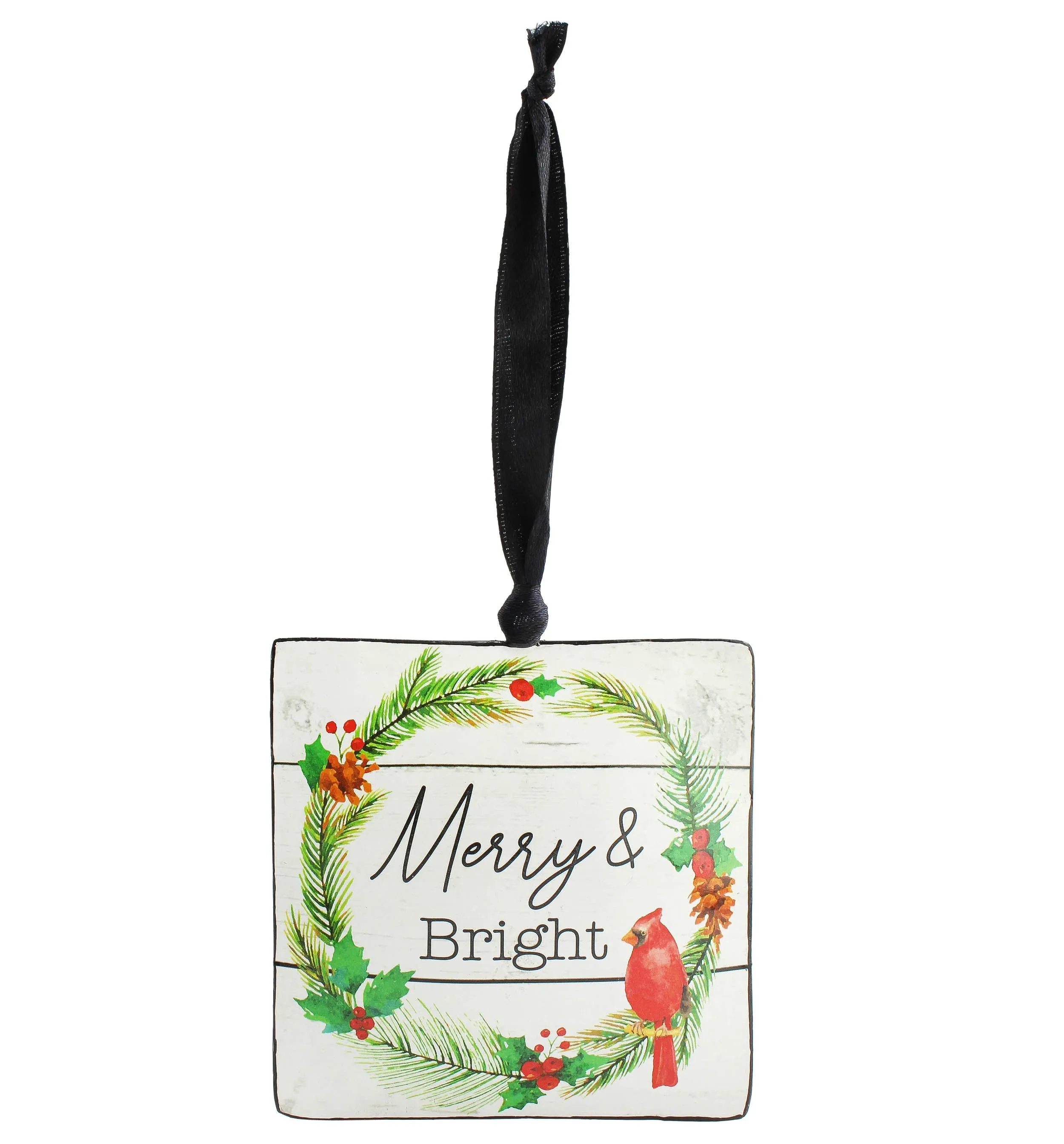Metal Christmas Cardinal Ornaments (Case of 36)