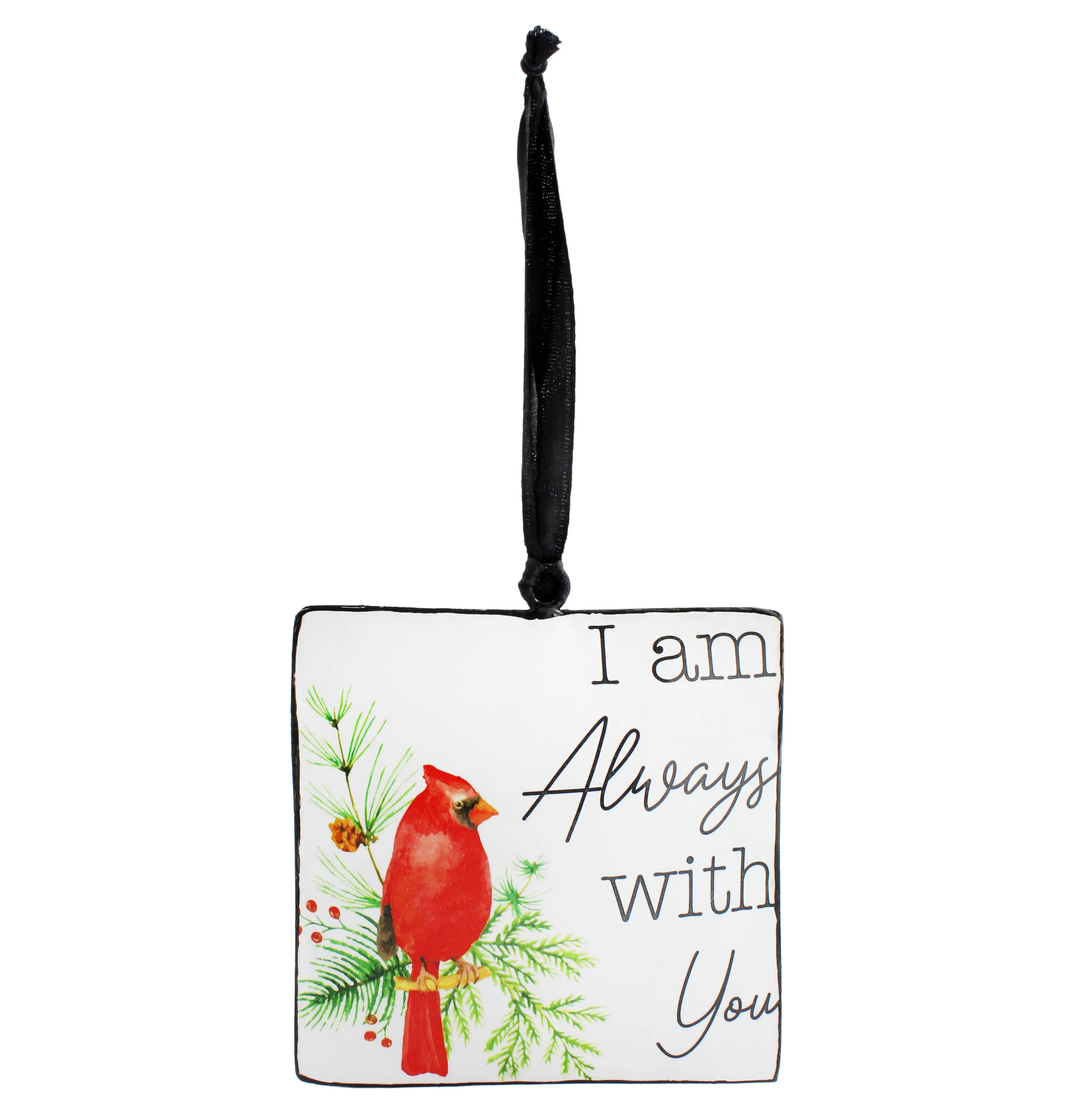 Metal Christmas Cardinal Ornaments (Case of 36)