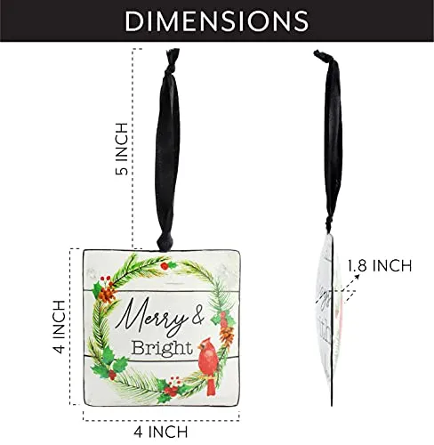 Metal Christmas Cardinal Ornaments (Case of 36)