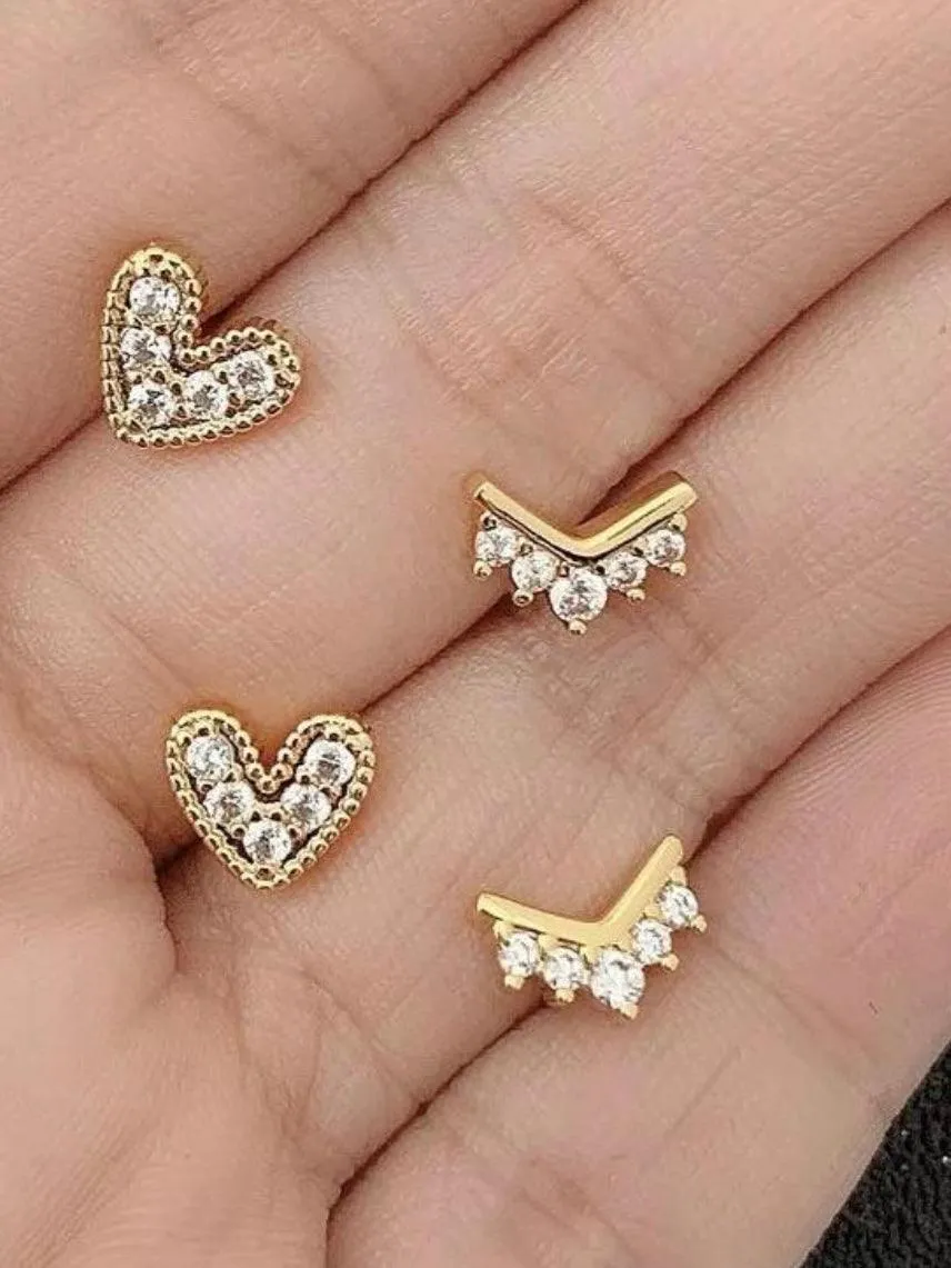 Mia Heart Stud
