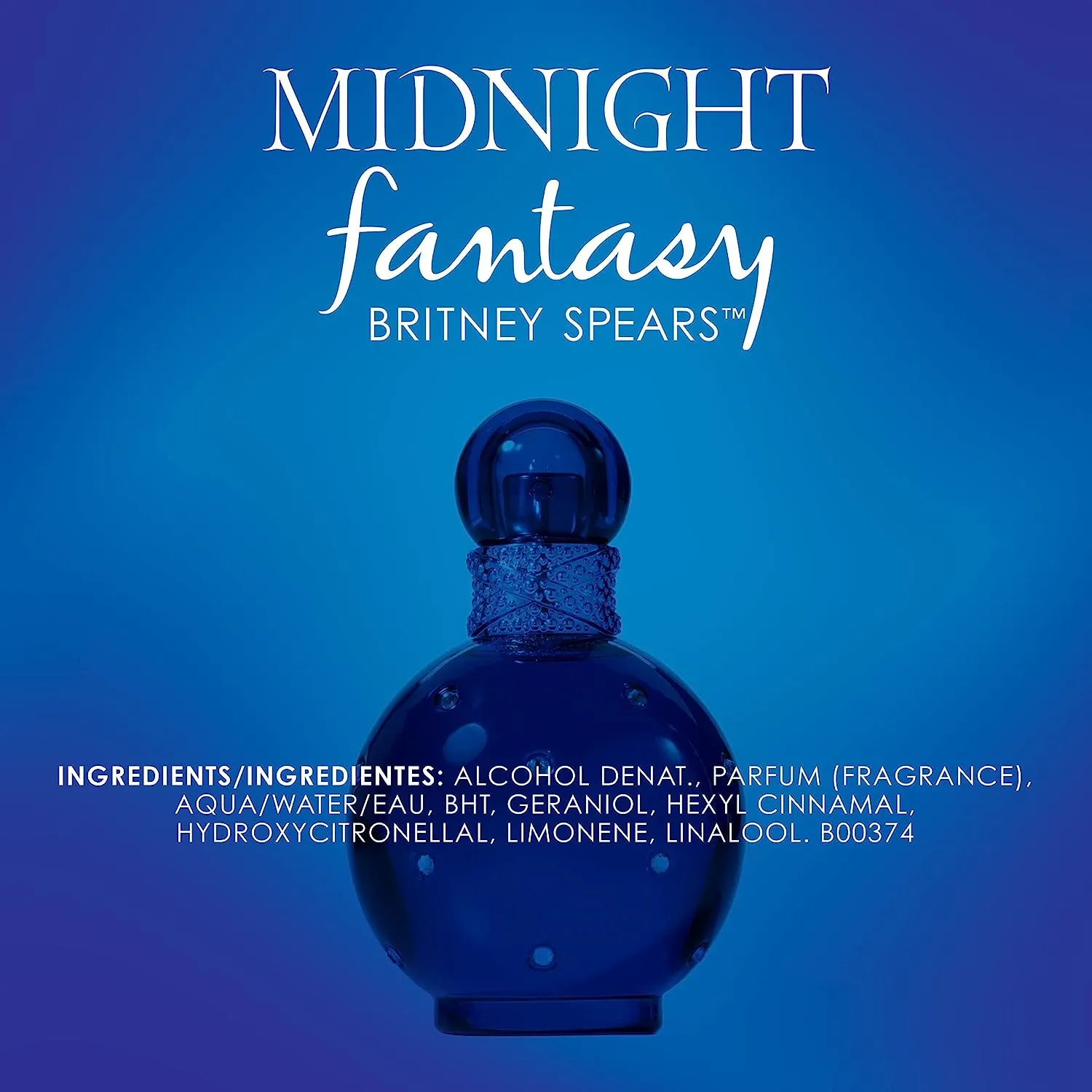 MIDNIGHT FANTASY Eau De Parfum Spray for Women by Britney Spears, 100ml