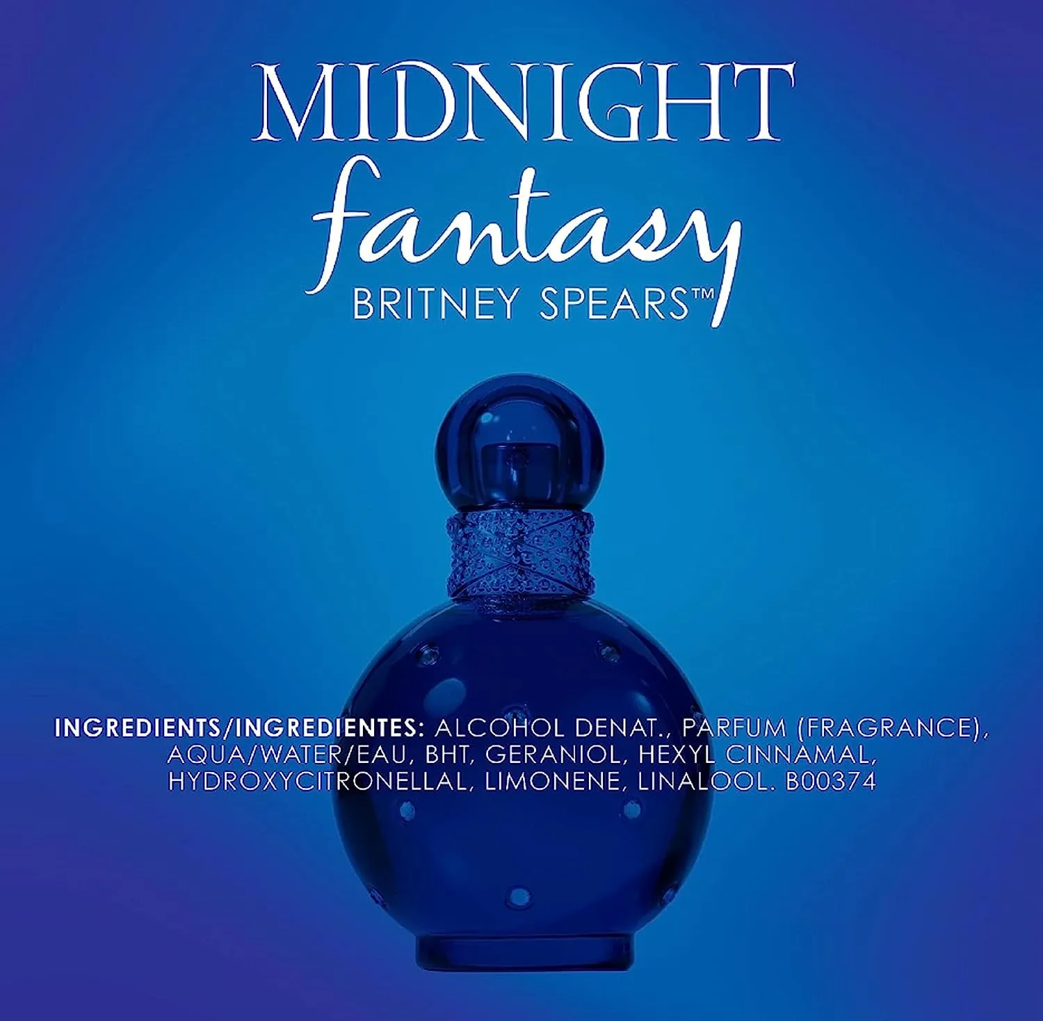 MIDNIGHT FANTASY Eau De Parfum Spray for Women by Britney Spears, 100ml