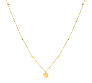 Mini Heart Station Necklace