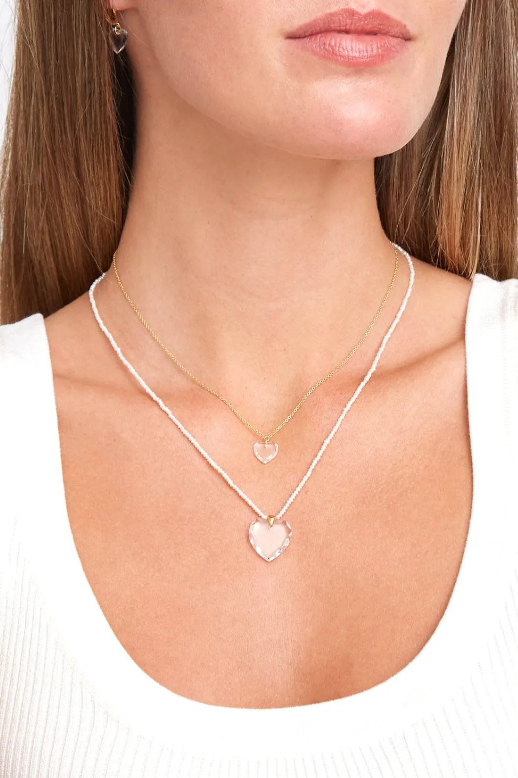 MINI PEARL NECKLACE IN WHITE PEARL