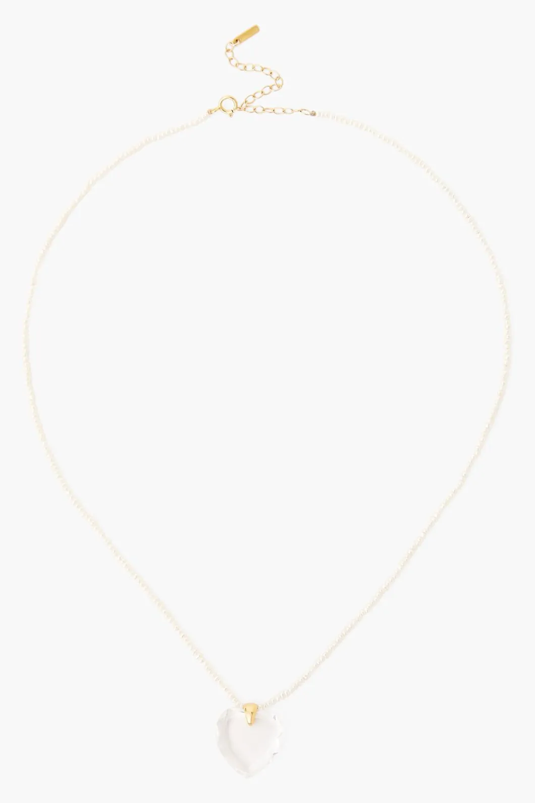 MINI PEARL NECKLACE IN WHITE PEARL