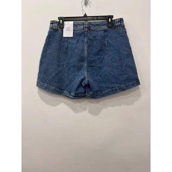 New &amp; OTHER STORIES Women's Size US 10 Denim shorts High Waist Comfort Stretch