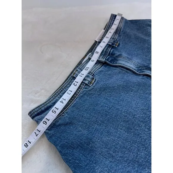 New &amp; OTHER STORIES Women's Size US 10 Denim shorts High Waist Comfort Stretch