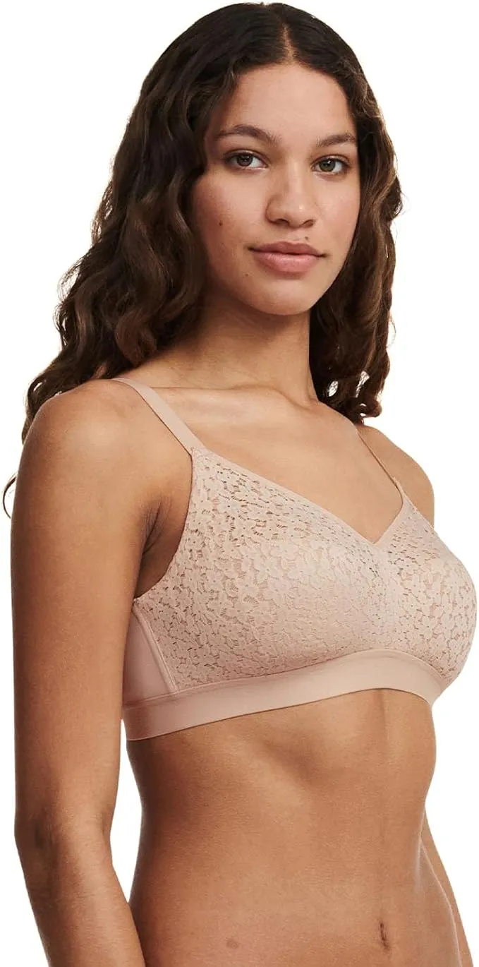 Norah Comfort Lace Wireless Bra In Nude Blush - Chantelle