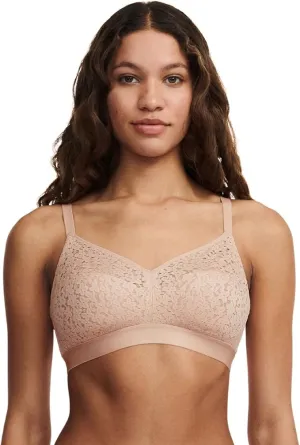 Norah Comfort Lace Wireless Bra In Nude Blush - Chantelle