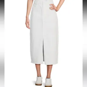 NWT RebaFront Slit Denim Midi Skirt