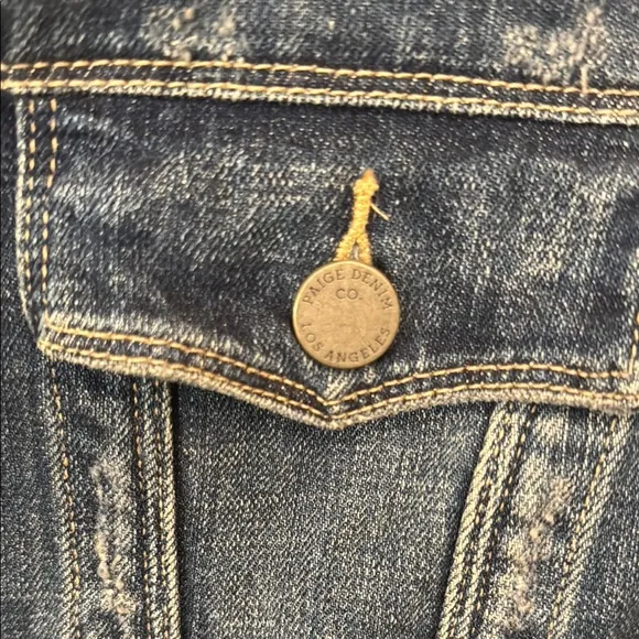 Paige Womens Denim Jacket size L