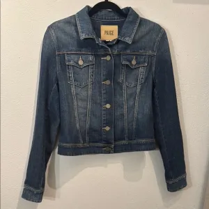 Paige Womens Denim Jacket size L