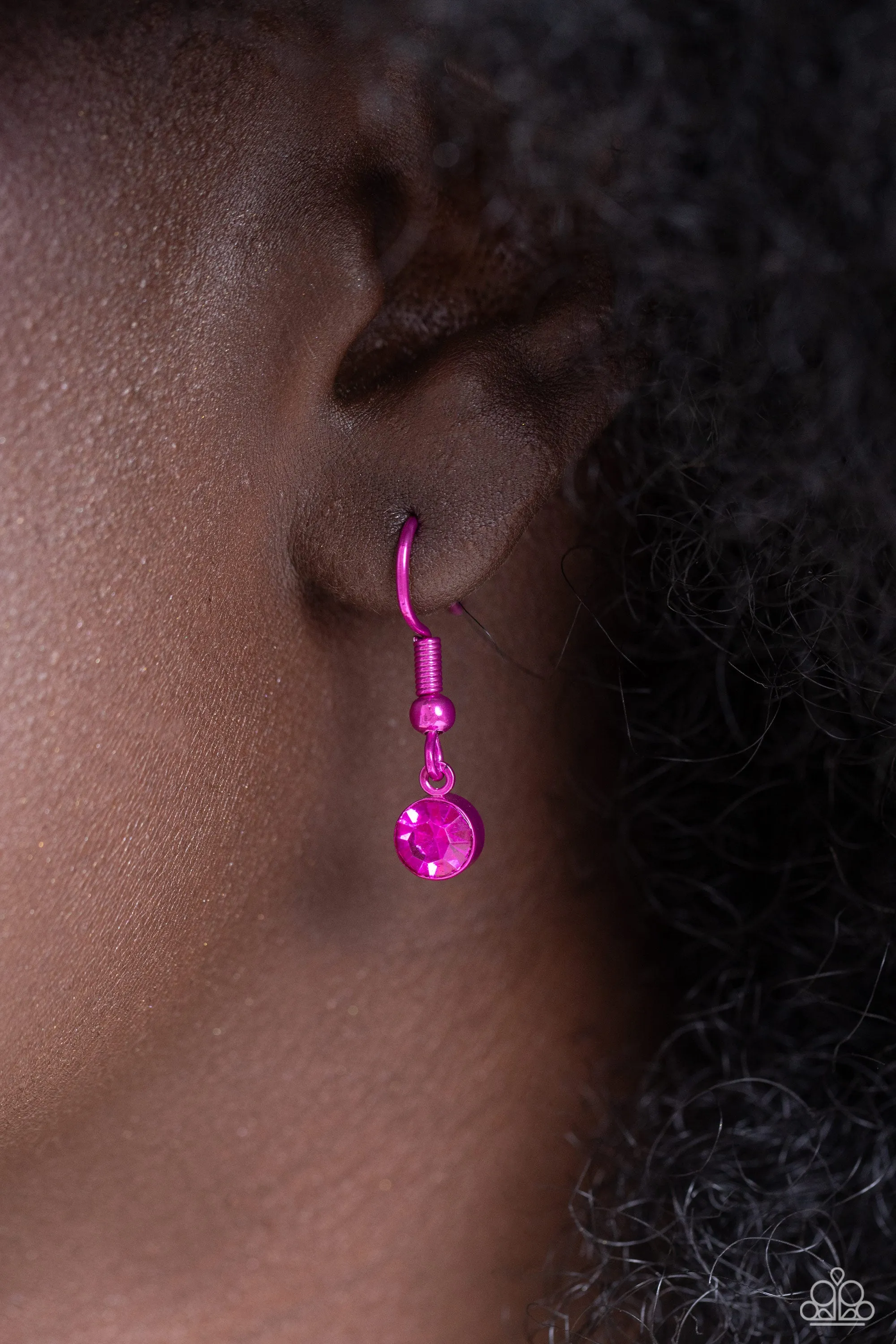 Paparazzi Low-Key Lovestruck Necklace Pink & Lovestruck Lineup Bracelet Pink