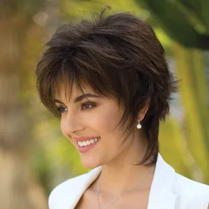 Paula | Black Short Pixie Cut Wavy Synthetic Hair Wig