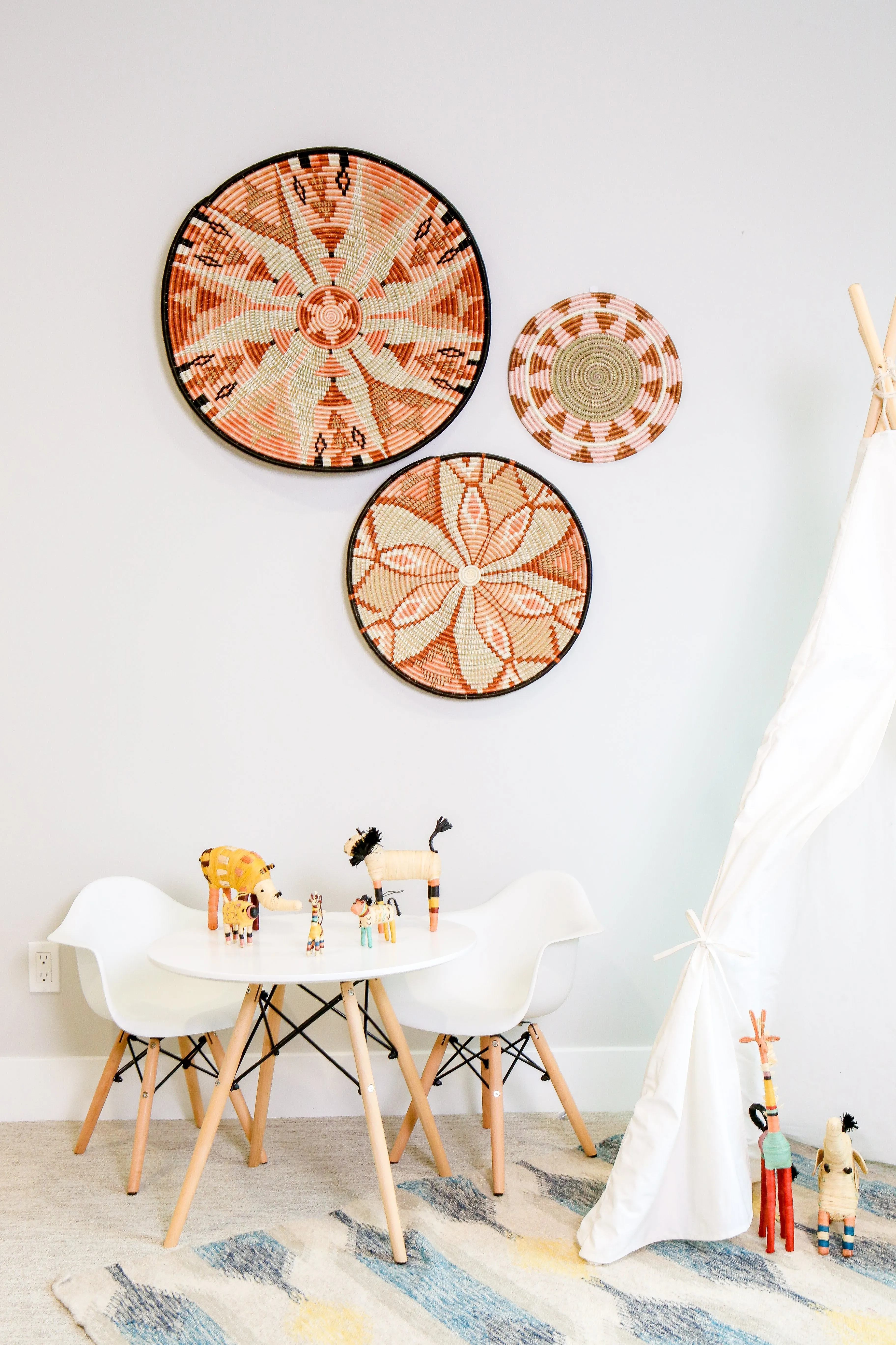 Peach Fleur Plate