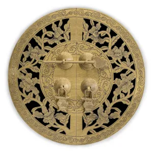 Peony Flower Cabinet Face Plate 9.5"