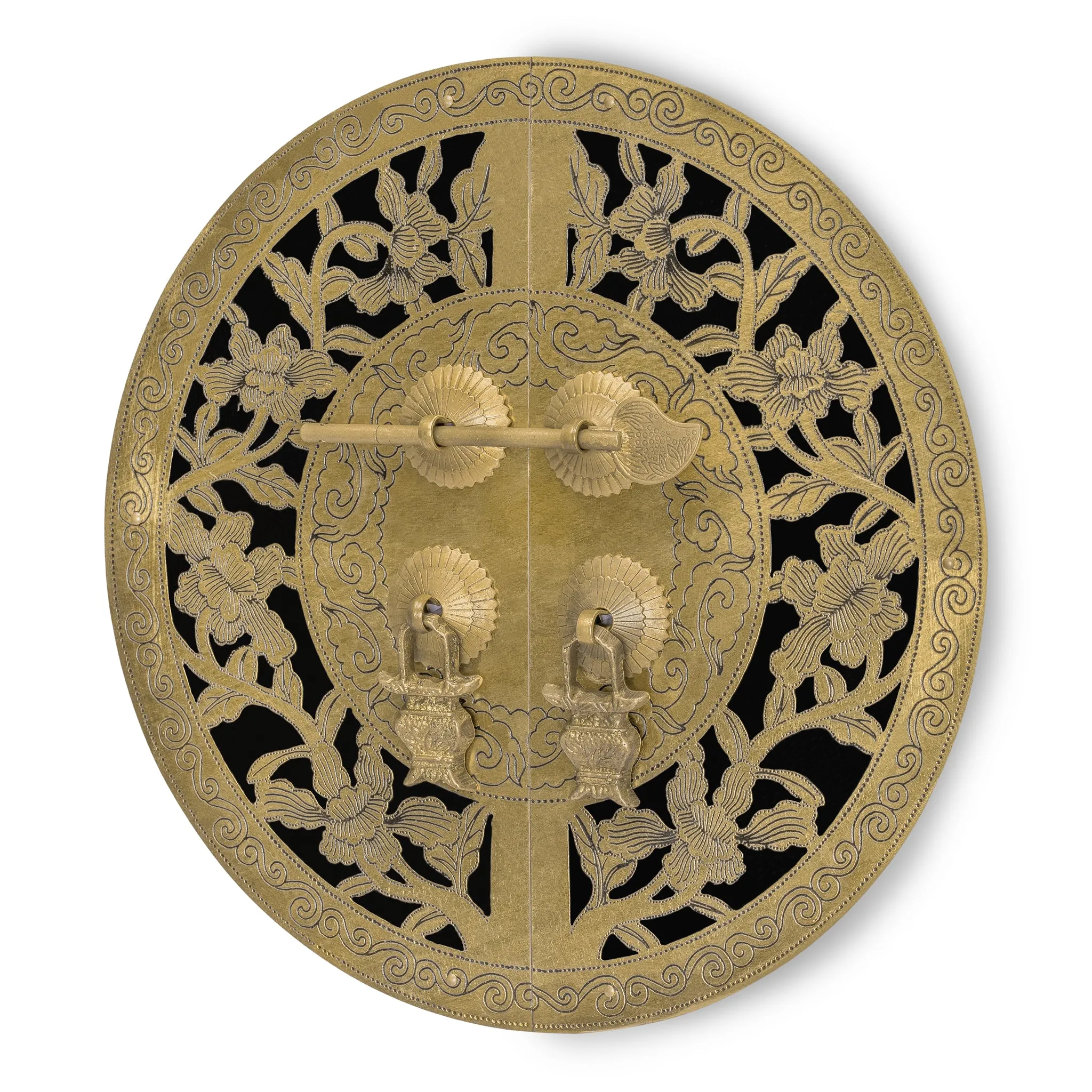 Peony Flower Cabinet Face Plate 9.5"
