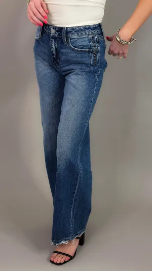 Perfect Place Studded Denim