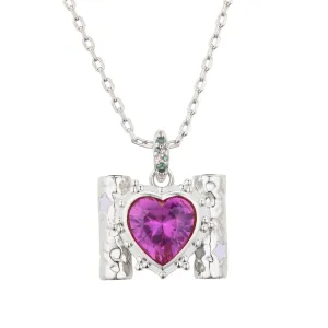 Pillar of Love Necklace Silver